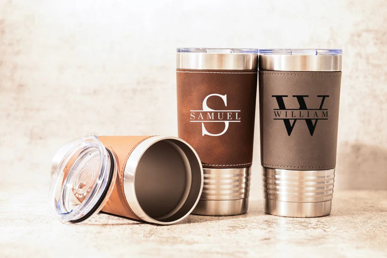 20 oz Leather Tumbler