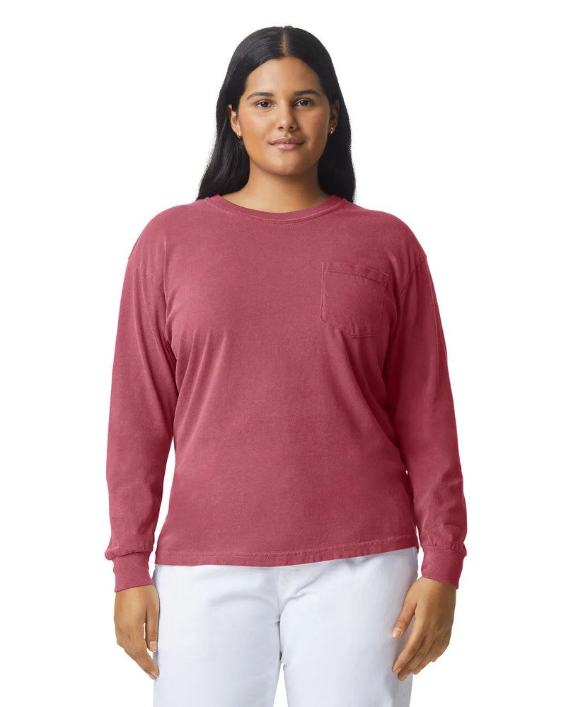 Long Sleeve Pocket T-shirt - Comfort Colors 4410